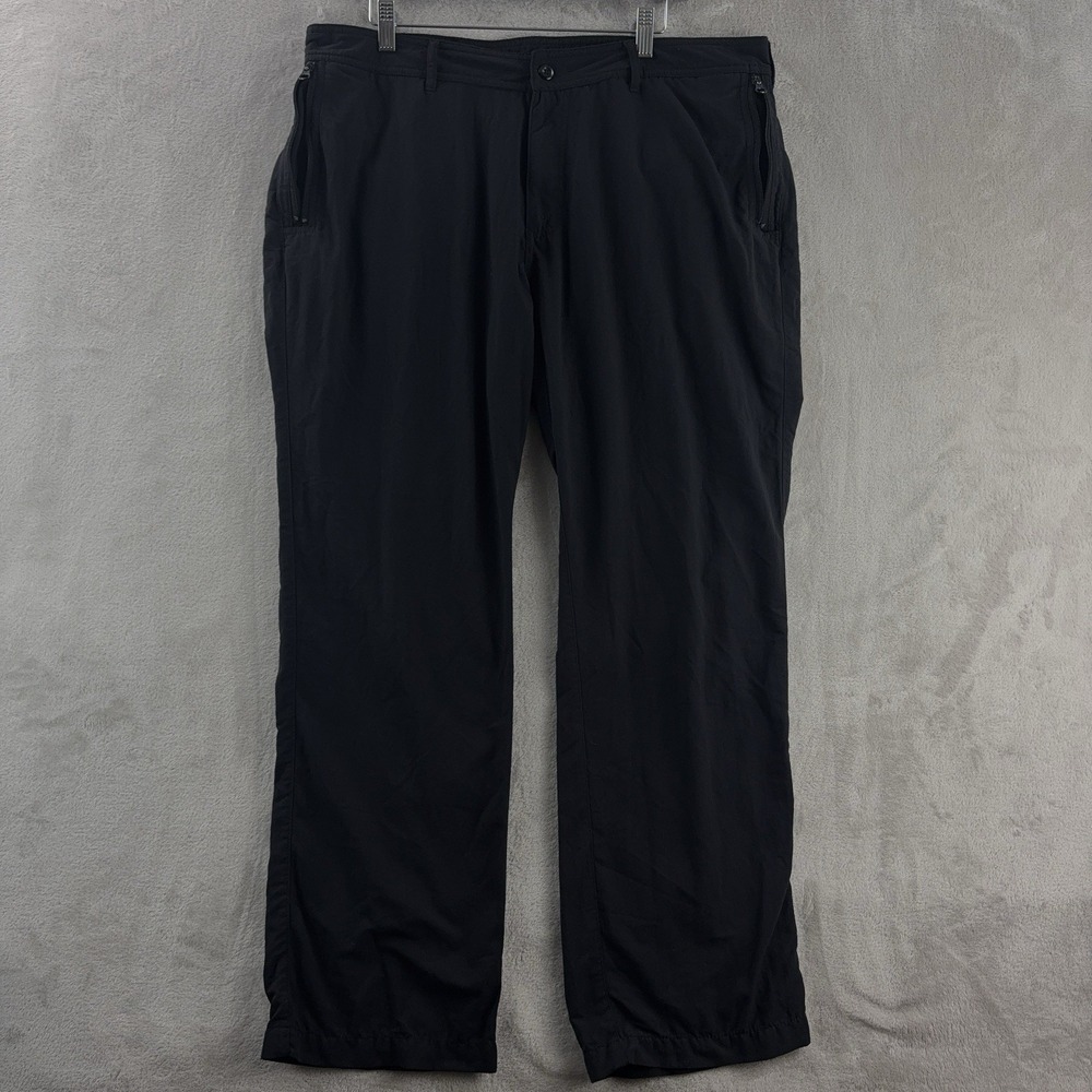 Clothing Arts Pants Mens 38x30 Black Pick-Pocket Proof Nylon Travel Hiking